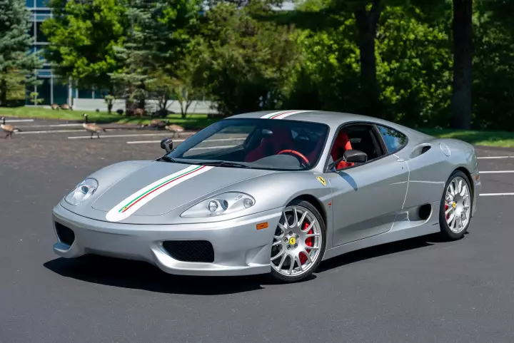 Ferrari 360 Challenge Stradale painted in Argento Nurburgring