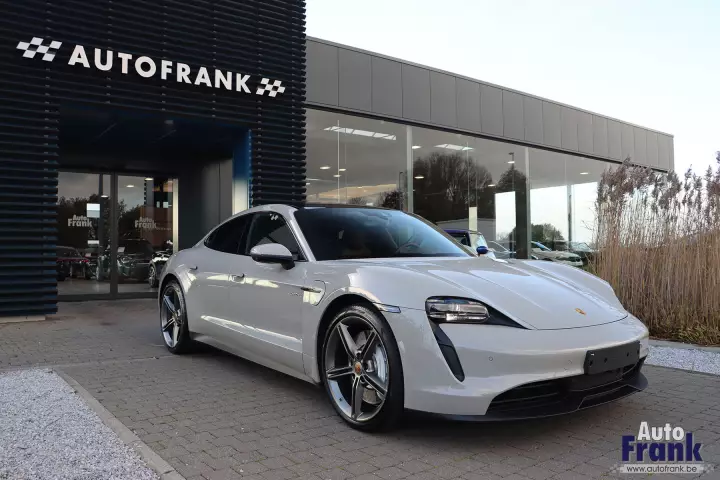 Porsche Taycan painted in Crayon