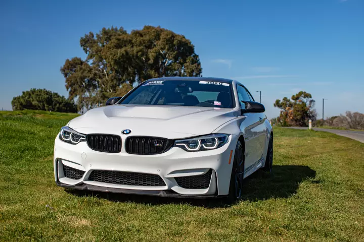 BMW M4 CS (F82) painted in Alpine White III
