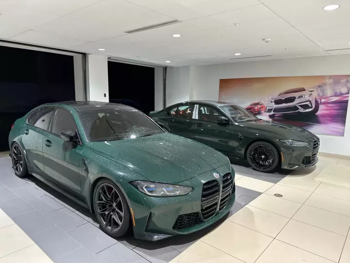 British Racing Green vs Brewster Green