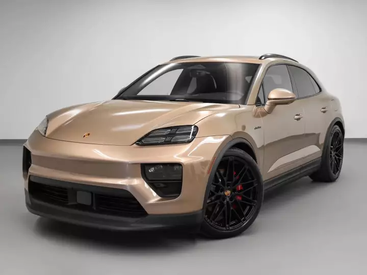 Porsche Macan Electric painted in Gold Bronze Metallic