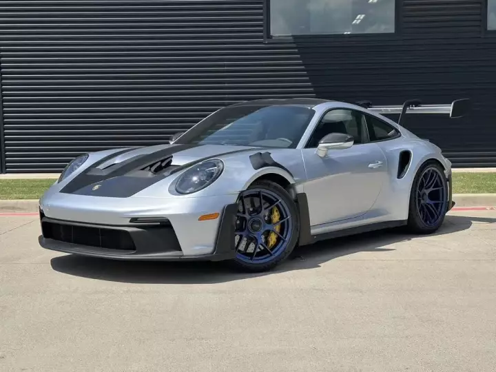 Porsche 911 GT3 RS (992.1) painted in Polar Silver Metallic