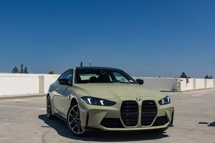 BMW M4 (G82) painted in Stone Grey