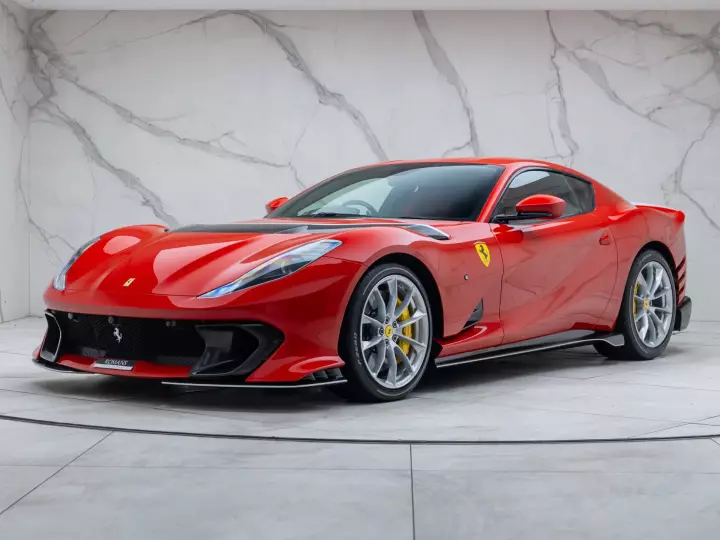 Ferrari 812 Competizione painted in Rosso Cina