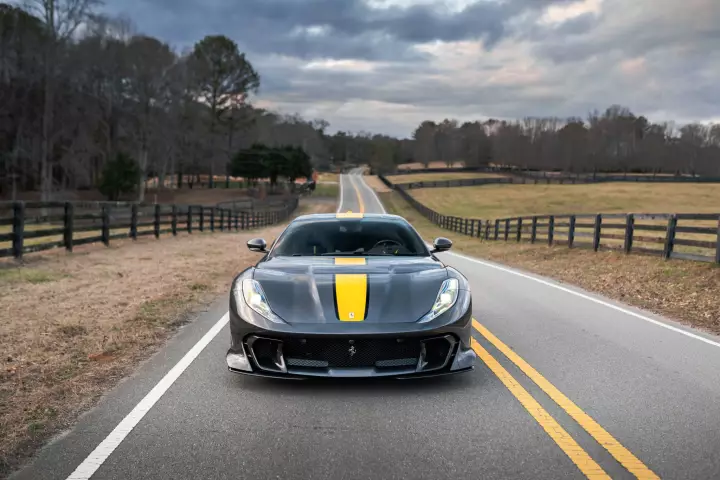 Ferrari 812 Competizione painted in Canna di Fucile