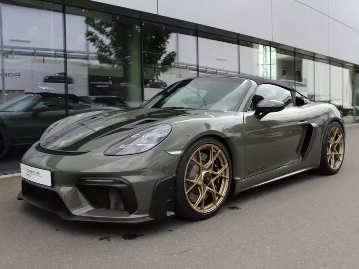 Porsche 718 Spyder RS (982) painted in Alex Grey
