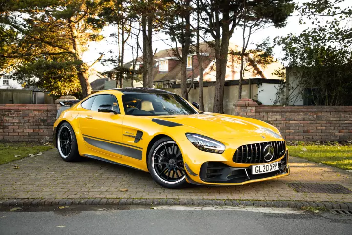 Mercedes-AMG GT R Pro painted in Solarbeam