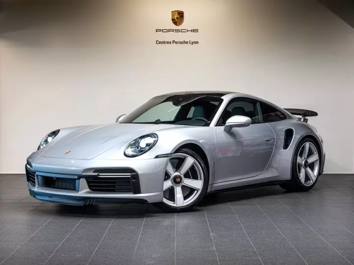 Porsche 911 Turbo 50 Years Edition (992) painted in Centenaire Silver