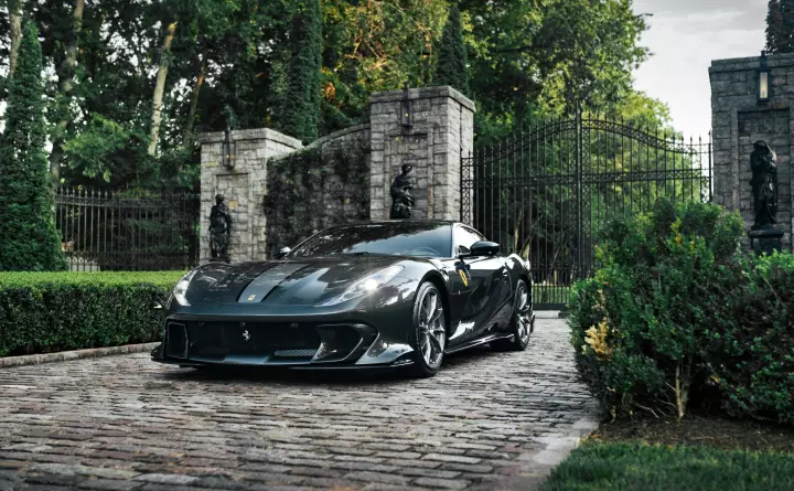 Ferrari 812 Competizione painted in Canna di Fucile