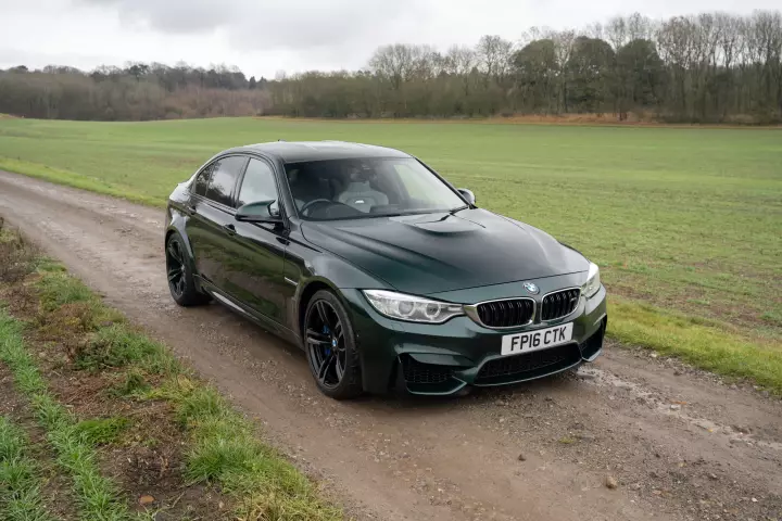 BMW M3 (F80) painted in Oxford Green II