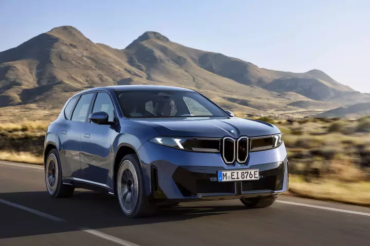 BMW iX3 (NA5) painted in Ocean Wave Blue