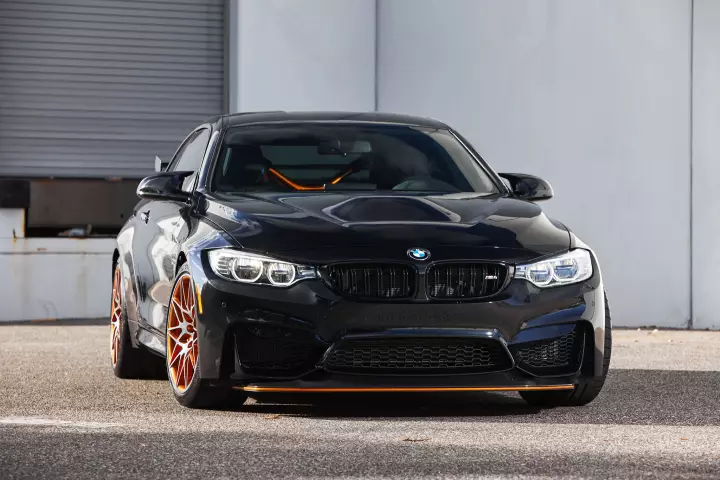 BMW M4 GTS (F82) painted in Sapphire Black