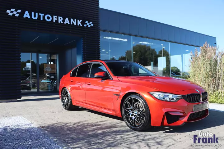 BMW M3 (F80) painted in Sakhir Orange II