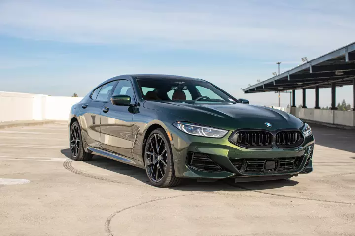 BMW 8 Series Gran Coupe (G16) painted in Sanremo Green