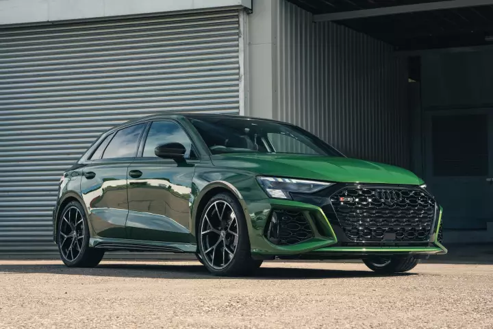 Audi RS3 Sportback (8Y) painted in Sonoma Green