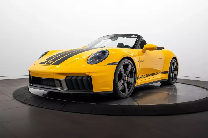 Porsche 911 Spirit 70 (992.2) painted in Atacama Yellow