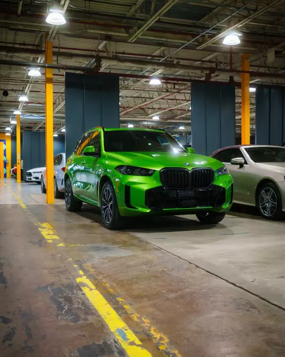 BMW X5 (G05 LCI) painted in Java Green II
