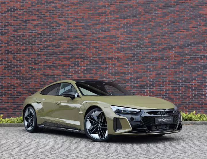 Audi RS e-tron GT painted in Tactical Green