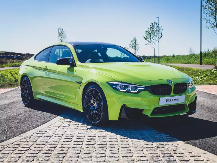 BMW M4 (F82) painted in Birch Green