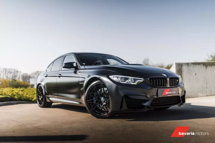BMW M3 (F80) painted in Frozen Black