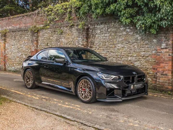 BMW M2 CS (G87) painted in Sapphire Black