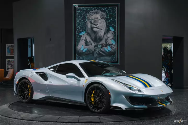 Ferrari 488 Pista painted in Grigio Alloy
