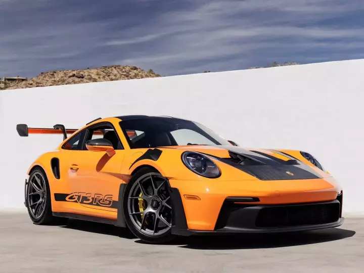 Porsche 911 GT3 RS (992.1) painted in Pastel Orange