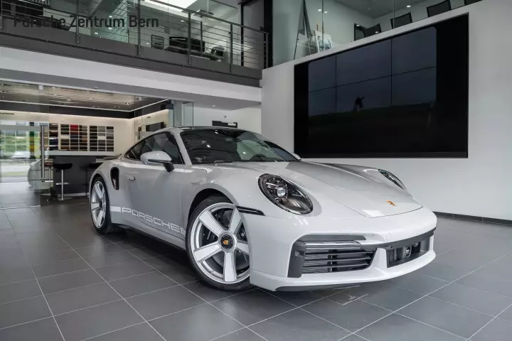 Porsche 911 Turbo 50 Years Edition (992) painted in Crayon