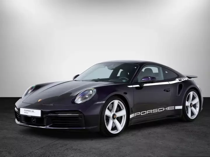 Porsche 911 Turbo 50 Years Edition (992) painted in Viola Metallic