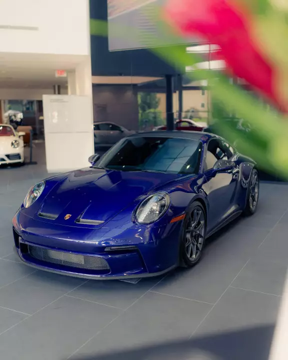 Porsche 911 GT3 Touring (992.1) painted in Iris Blue