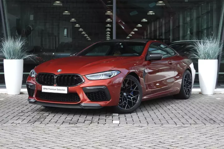 BMW M8 (F92) painted in Motegi Red