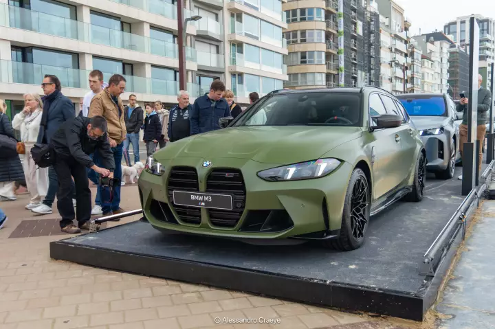 BMW M3 Touring (G81) painted in Frozen Urban Green