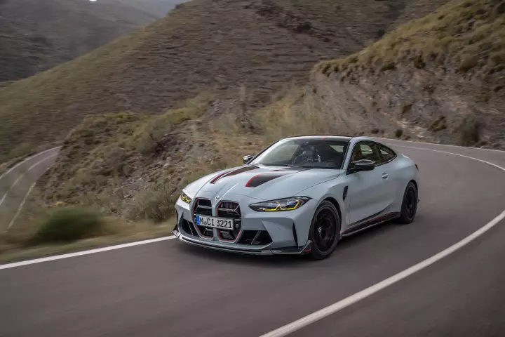 BMW M4 CSL (G82) painted in Frozen Brooklyn Grey