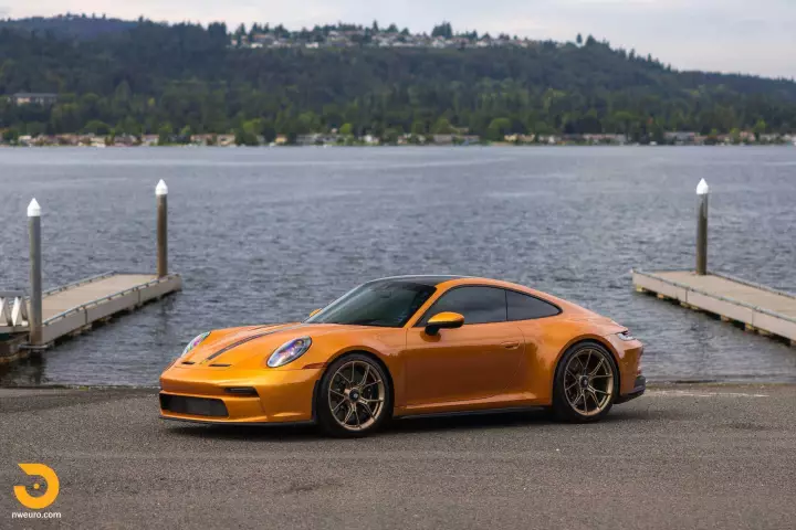 Porsche 911 GT3 Touring (992.1) painted in Nordic Gold Metallic