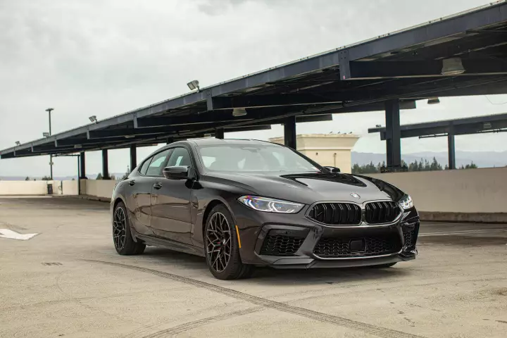 BMW M8 Gran Coupe (F93) painted in Nero Fuoco