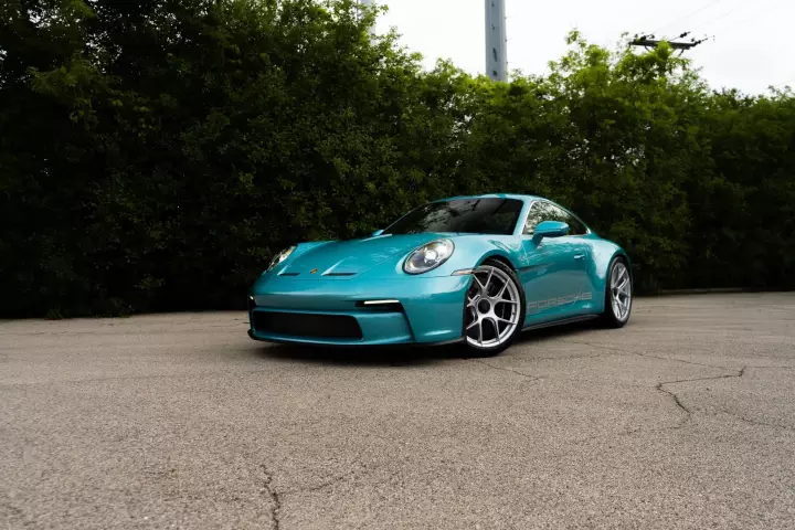 Porsche 911 S/T (992) painted in Ipanema Blue Metallic