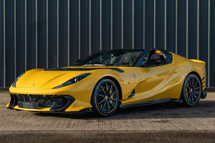Ferrari 812 Competizione A painted in Giallo Triplo Strato