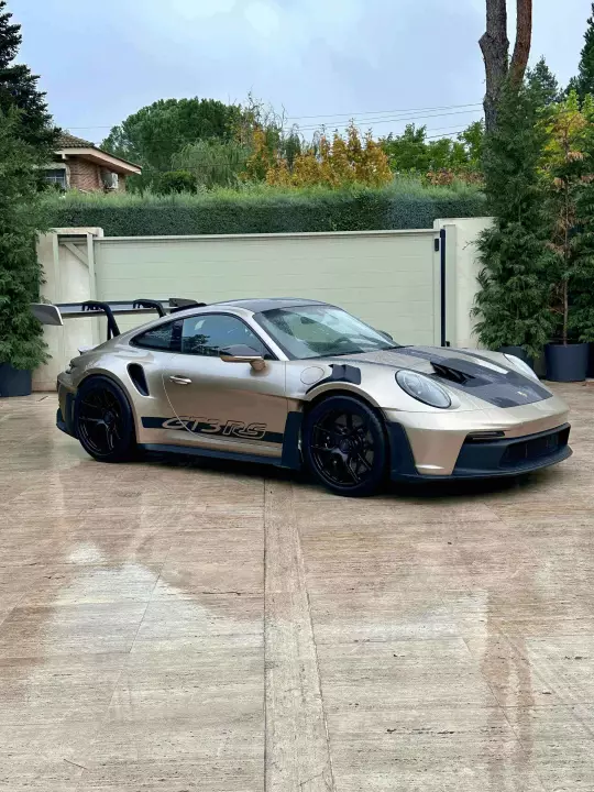 Porsche 911 GT3 RS (992.1) painted in Palladium Metallic
