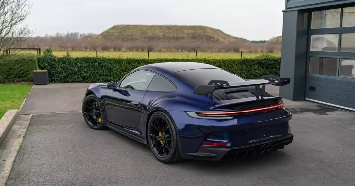 Porsche 911 GT3 (992.1) painted in Iris Blue