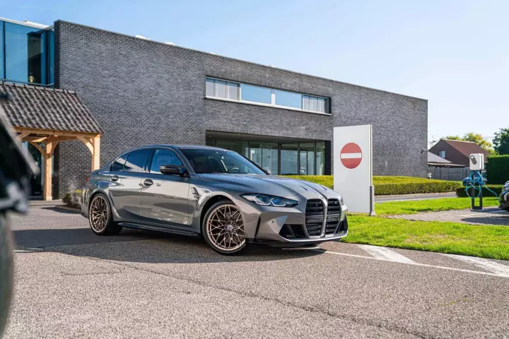 BMW M3 (G80) painted in Stratus Grey
