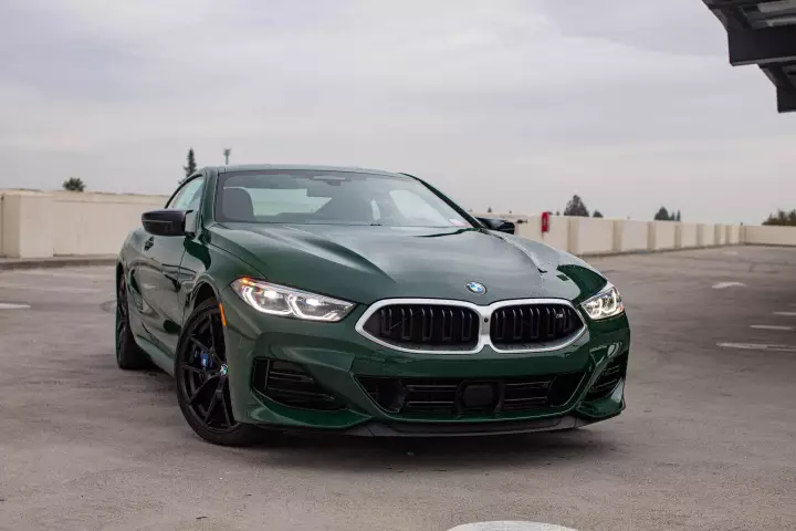 BMW 8 Series (G15) painted in Irish Green