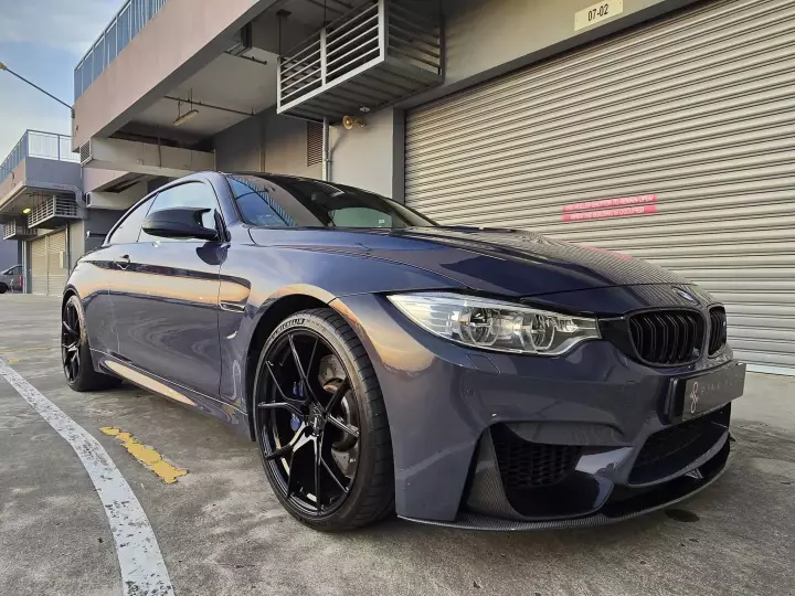 BMW M4 (F82) painted in Sepia