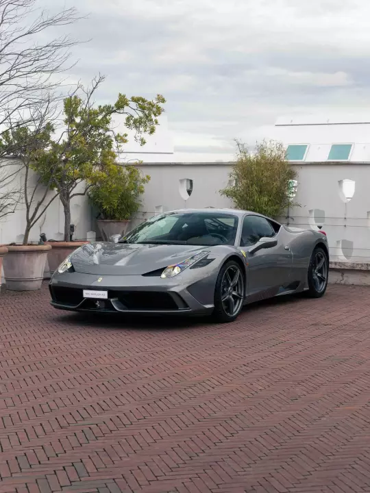 Ferrari 458 Speciale painted in Grigio Ferro