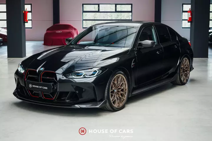 BMW M3 CS (G80) painted in Sapphire Black