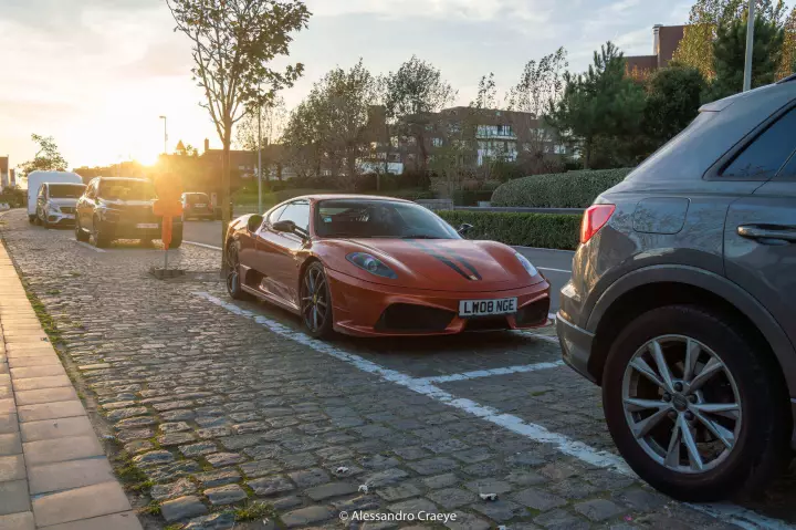 Ferrari 430 Scuderia painted in Orange Flame