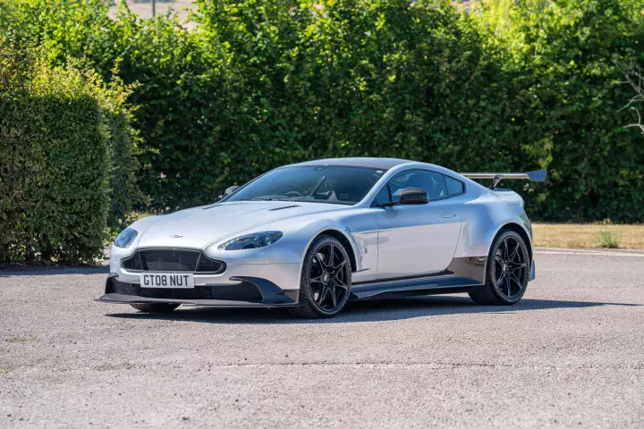 Aston Martin Vantage GT8 painted in Lightning Silver