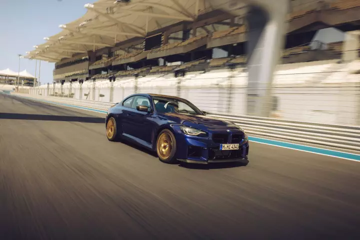 BMW M2 CS (G87) painted in Velvet Blue