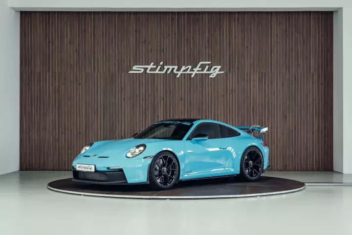Porsche 911 GT3 (992.1) painted in Olympic Blue