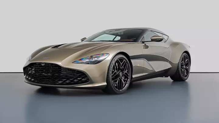 Aston Martin DBS GT Zagato painted in Arden Green