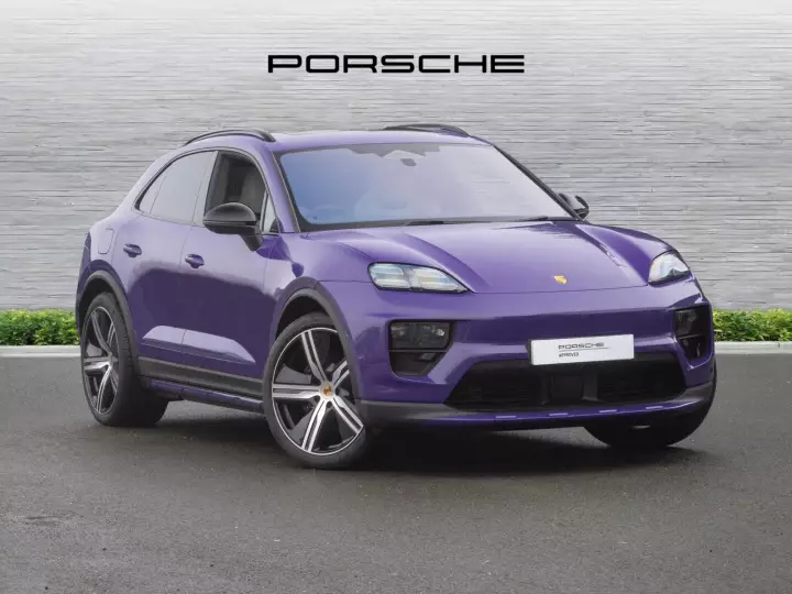 Porsche Macan Electric painted in Ultraviolet